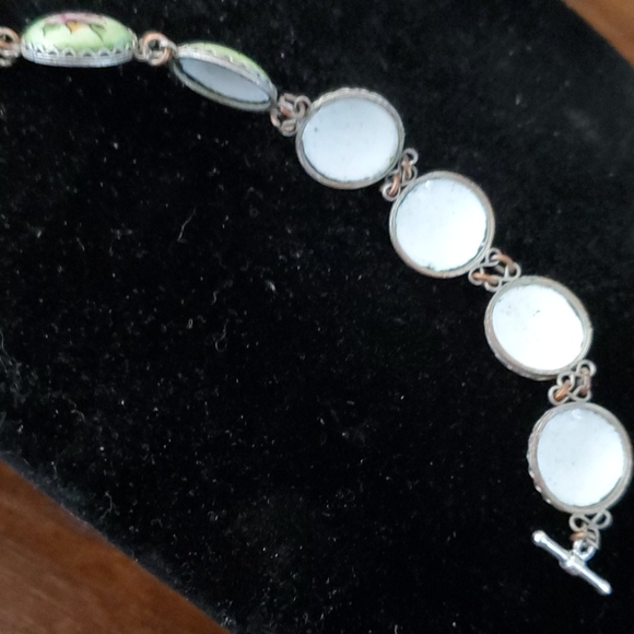 VINTAGE ENAMEL BRACELET - Picture 3 of 4